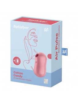 Cotton Candy Succionador de Clitoris y Vibrador Light Red