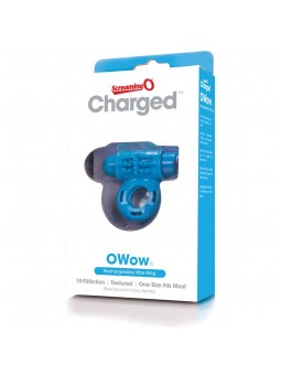 Charged Anillo Vibrador Owow Azul