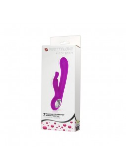 Vibrador Hot Rabbit Purpura