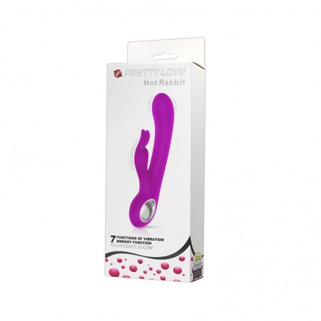 Vibrador Hot Rabbit Purpura