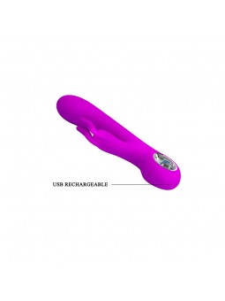 Vibrador Hot Rabbit Purpura