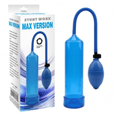 Bomba de Succion para el Pene MAX Version Azul