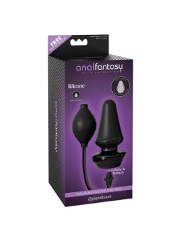 Plug Anal Inflable Color Negro