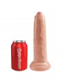 King Cock Dildo Realista con Glande Retractil Color Natural 9