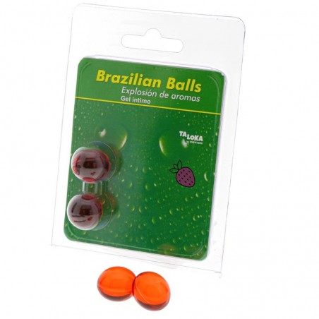 Set 2 Brazilian Balls Explosion de Aroma Fresa