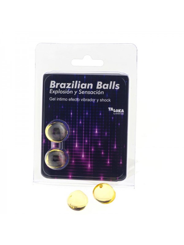 Set 2 Brazilian Balls Excitante Efecto Vibrador y Shock