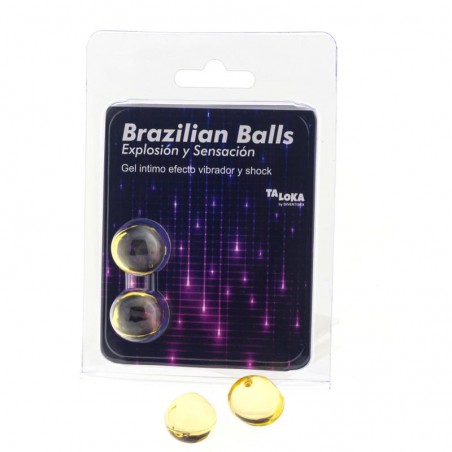 Set 2 Brazilian Balls Excitante Efecto Vibrador y Shock