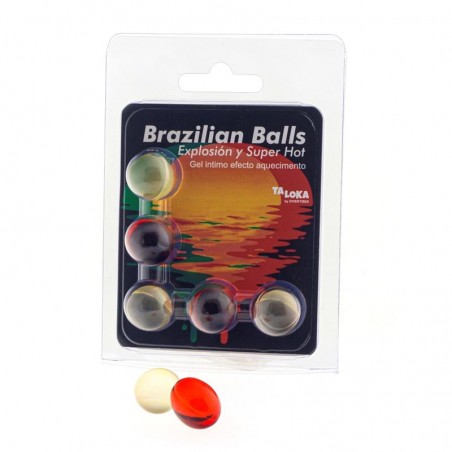 Set 5 Brazilian Balls Gel Efecto Supercalientamiento