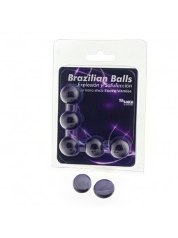 Set 5 Brazilian Balls Gel Efecto Electric Vibracion