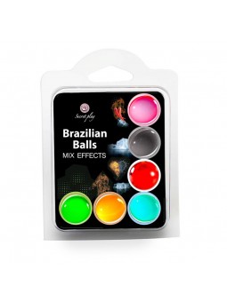 Set 6 Brazilian Balls Mix Effect