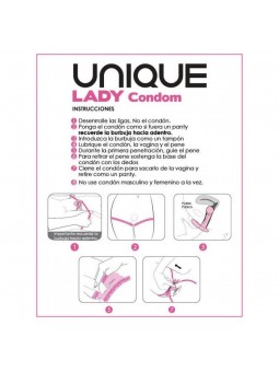 Preservativos Femeninos sin Latex 3 Unidades Lady Female