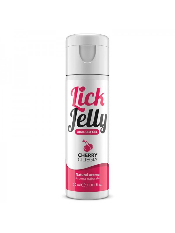 Lick Jelly Lubricante Comestible Base de Agua Cereza 30 ml