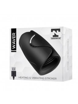 Waver Masturbador Masculino Funcion Calor y Vibracion Flexible USB Silicona