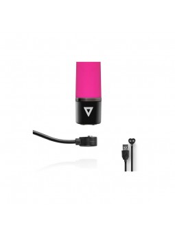 Mini Vibrador Conejito USB Rosa