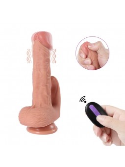 Haydon Dildo con 20 Modos de Vibracion y Estimulador de Clitoris