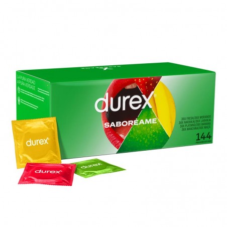 Durex Preservativos Sabores Saboreame 144 ud