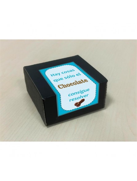 Caja de 8 Bombones Chocolate Puro Forma de Pene