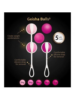 Set de 5 Geisha Balls3 Sugar Pink