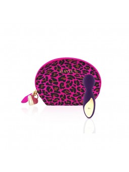 Mini Masajeador Essentials Lovely Leopard Purpura
