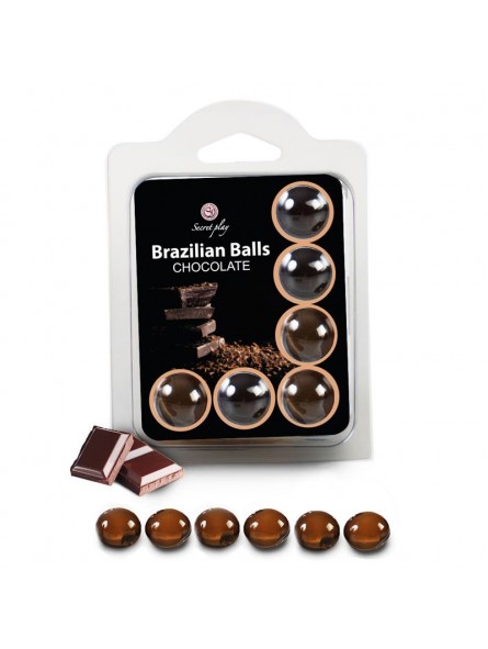 Brazilian Balls Set 6 Chocolate