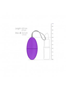 Huevo Vibrador Control Remoto Purpura