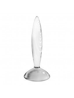 Plug Anal Sparkling Crystal Hot and Cold Transparente