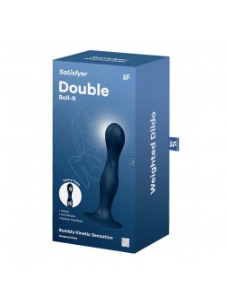 Dildo con Bola Interna Double Ball R Azul