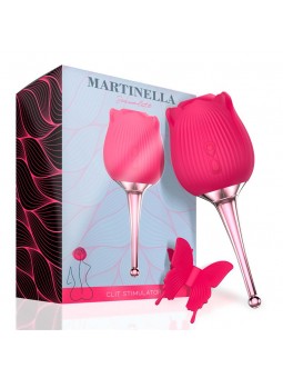 Martinella Estimulador de Clitoris y Vibrador de Punto Rose Rose Gold