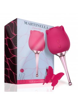 Martinella Estimulador de Clitoris y Vibrador de Punto Rose Rose Gold