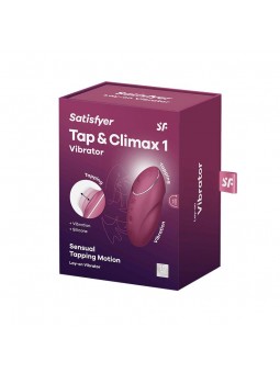 Tap and Climax 1 Vibrador y Tapping Rojo