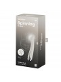 Spinning G Spot 1 Vibrador y Rotador Beige