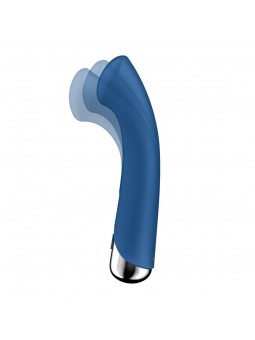 Spinning G Spot 1 Vibrador y Rotador Azul