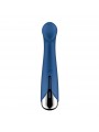 Spinning G Spot 1 Vibrador y Rotador Azul