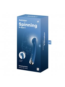 Spinning G Spot 1 Vibrador y Rotador Azul