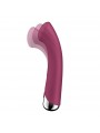 Spinning G Spot 1 Vibrador y Rotador Rojo