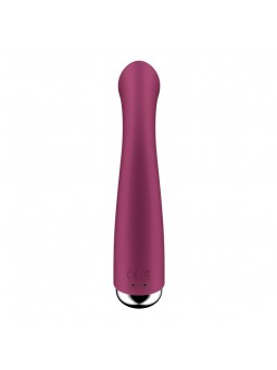 Spinning G Spot 1 Vibrador y Rotador Rojo