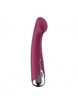 Spinning G Spot 1 Vibrador y Rotador Rojo