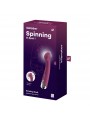 Spinning G Spot 1 Vibrador y Rotador Rojo