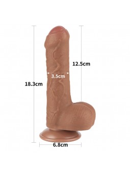 Dildo Sliding Sking 7 Marron