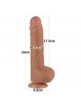 Dildo Sliding Skin 95 Marron