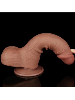 Dildo Sliding Skin 75 Marron