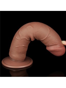 Dildo Sliding Skin 8 Marron