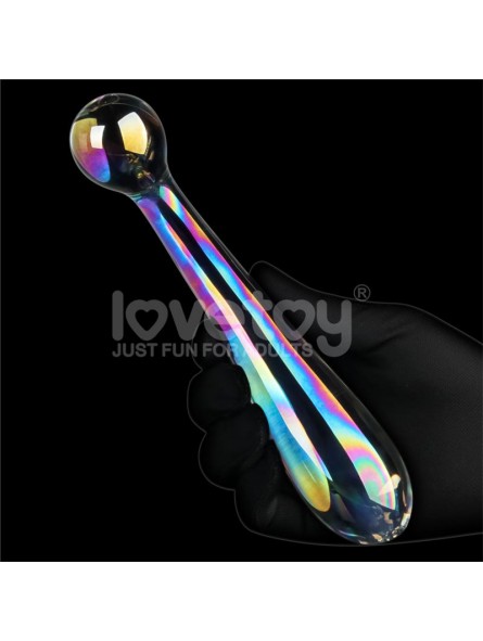 Dildo de Cristal que Brilla en la Oscuridad Twilight Gleam Alluring Arc