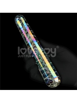 Dildo de Cristal que Brilla en la Oscuridad Dark Twilight Slim Fantasy