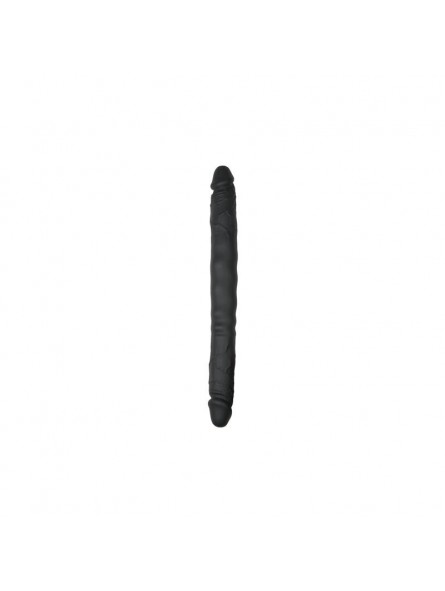 Dildo Doble Flexible Negro 40 cm