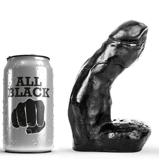 ALL BLACK - DILDO REALISTICO 15 CM