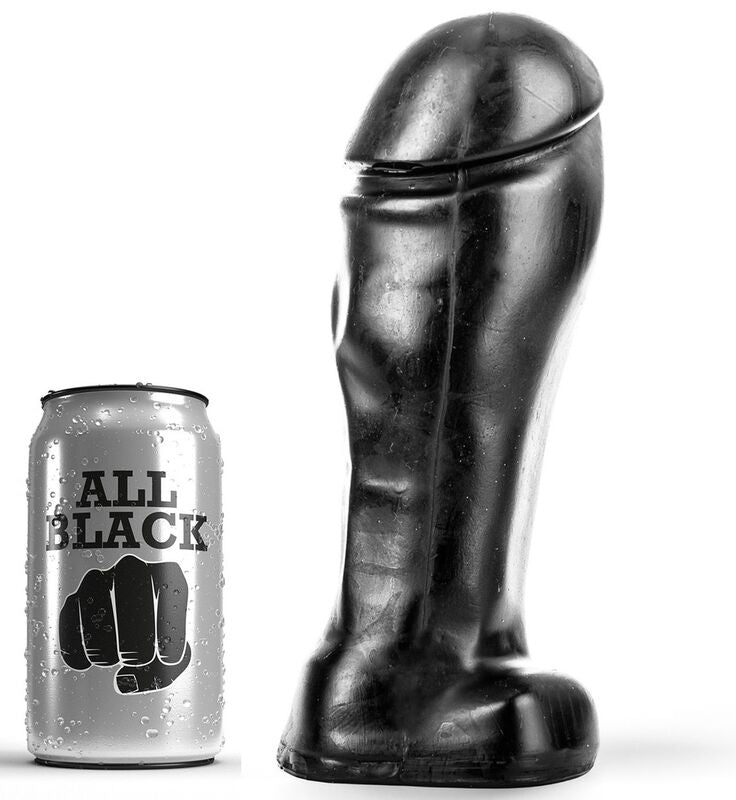 ALL BLACK - DONG 22 CM WIDE TIP