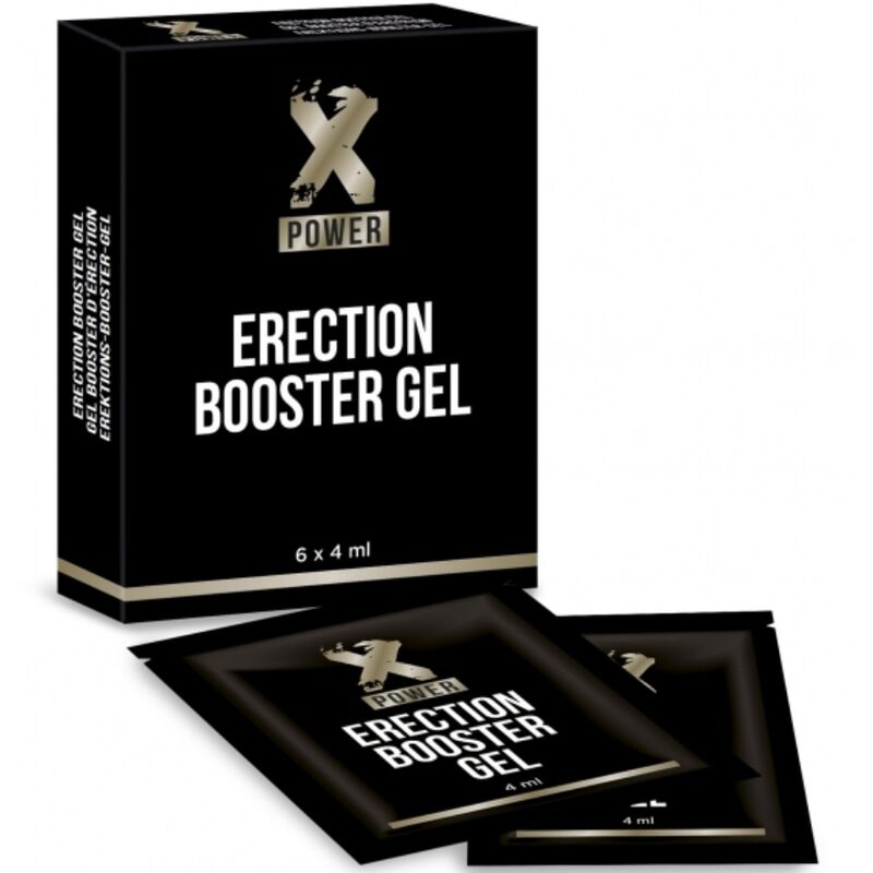 XPOWER - ERECTION BOOSTER GEL POTENCIADOR ERECCION 6 X 4 ML