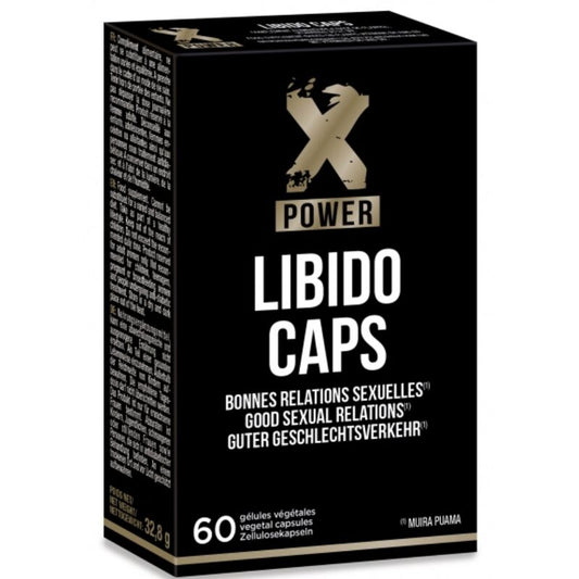 XPOWER - LIBIDO CAPS COMPLEMENTO AUMENTO LIBIDO Y PLACER 60 UNIDADES