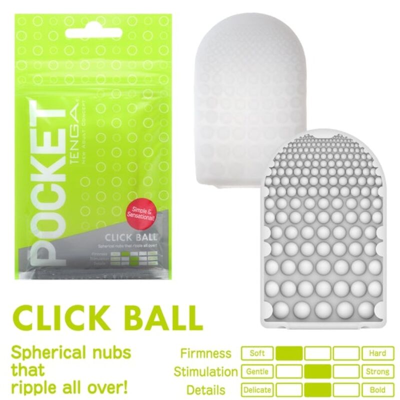 TENGA - CLICK BALL MASTURBADOR POCKET